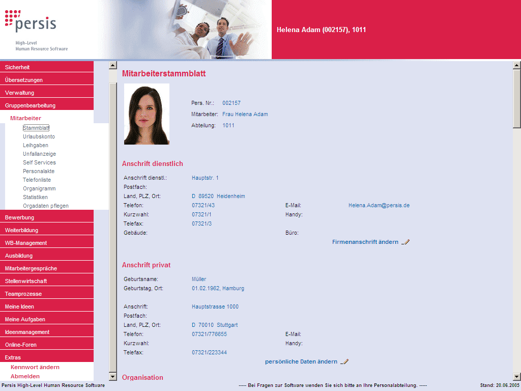 Vielseitige Vorlagen zeigen die Dokumente jederzeit an.